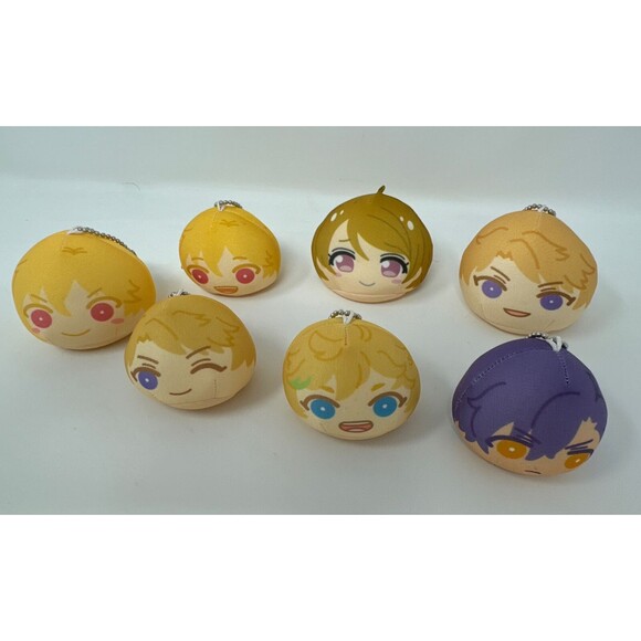 Squishy Keychain LOT OF 7 Anime Ensemble Stars IDOLiSH7 Mascot Ensky Key Ring - Picture 1 of 13